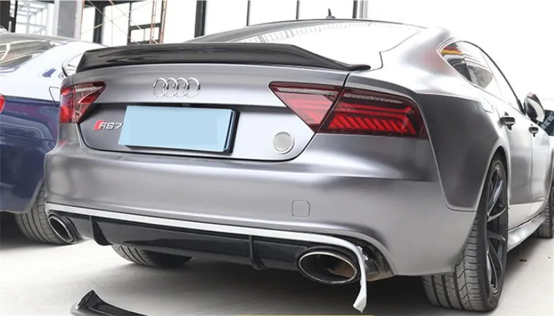Спойлер из углеродного волокна для Audi A7 S7 RS7 2010-2019 высококачественные спойлеры