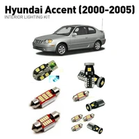 led interior lights for hyundai accent 2000 2005 5pc led lights for cars lighting kit automotive bulbs canbus car styling