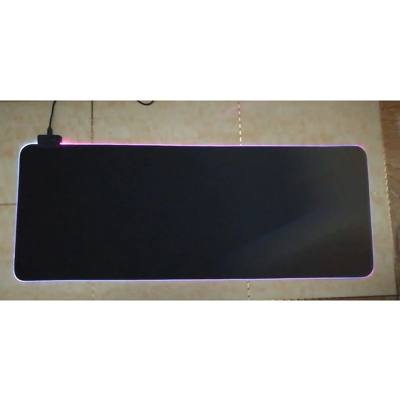 XL супер большой RGB игровой коврик для мыши 14 цветов светодиодный 1 8 м USB кабельная