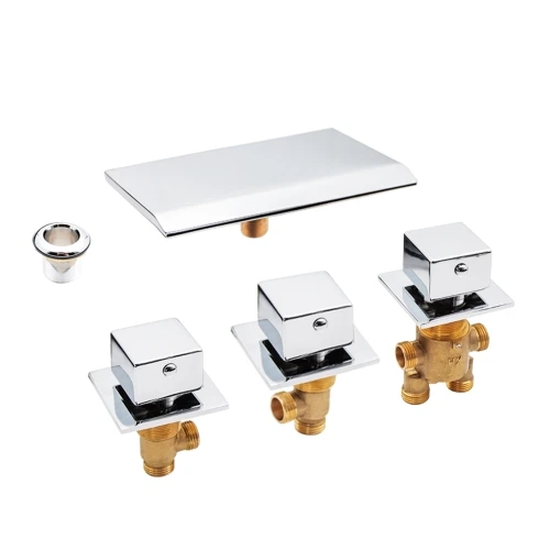 WF-103-5T Vagsure кран для холодной и горячей воды, латунный переключатель, регулирующий клапан для ванны, Набор смесителя для душа, смеситель для душа, кран для ванны - Цвет: WF-103-5T