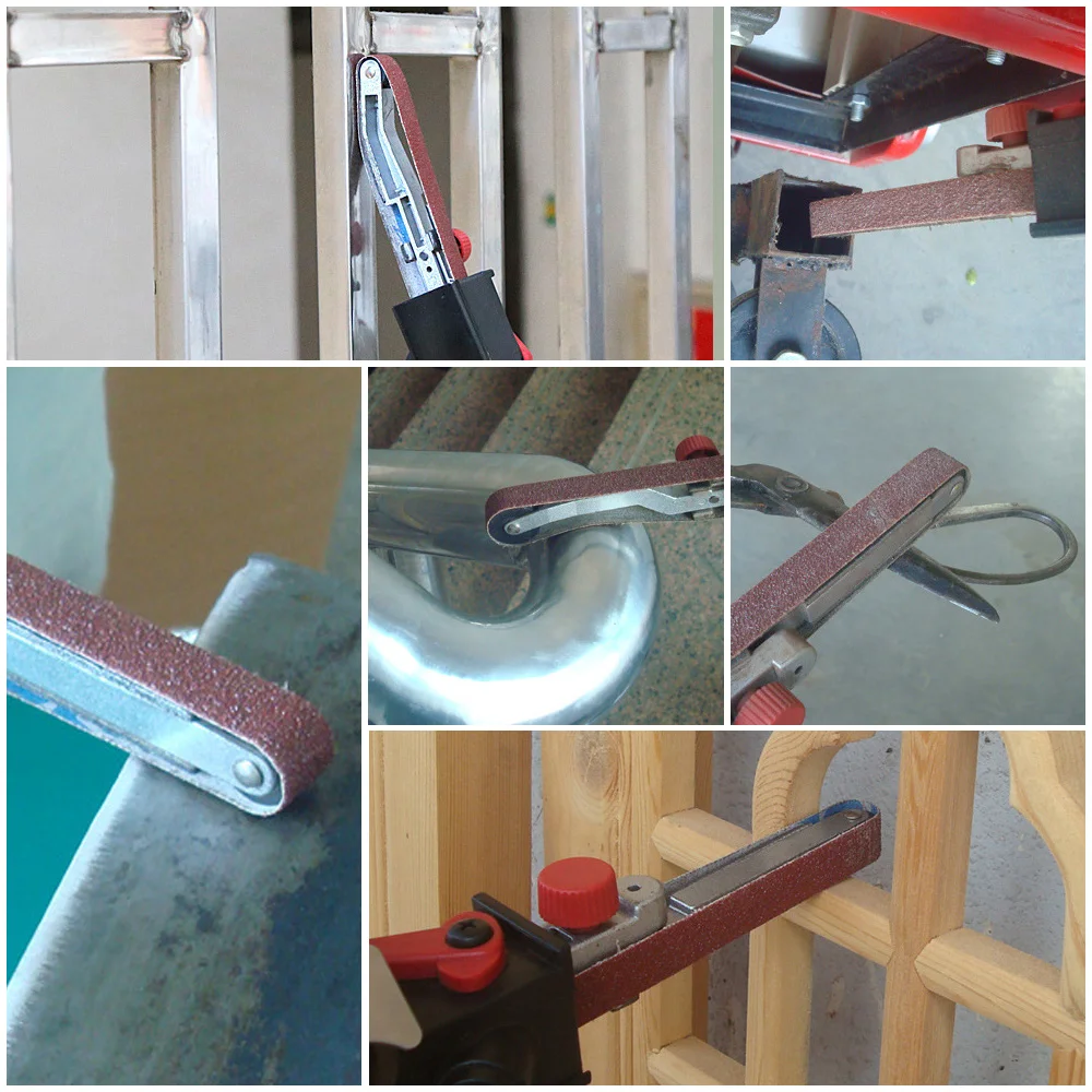 DIY M10/M14 lijado cinturón adaptador archivo adjunto convertir/100/115/125mm eléctrico amoladora de ángulo A lijadora cinturón de madera de trabajo de Metal