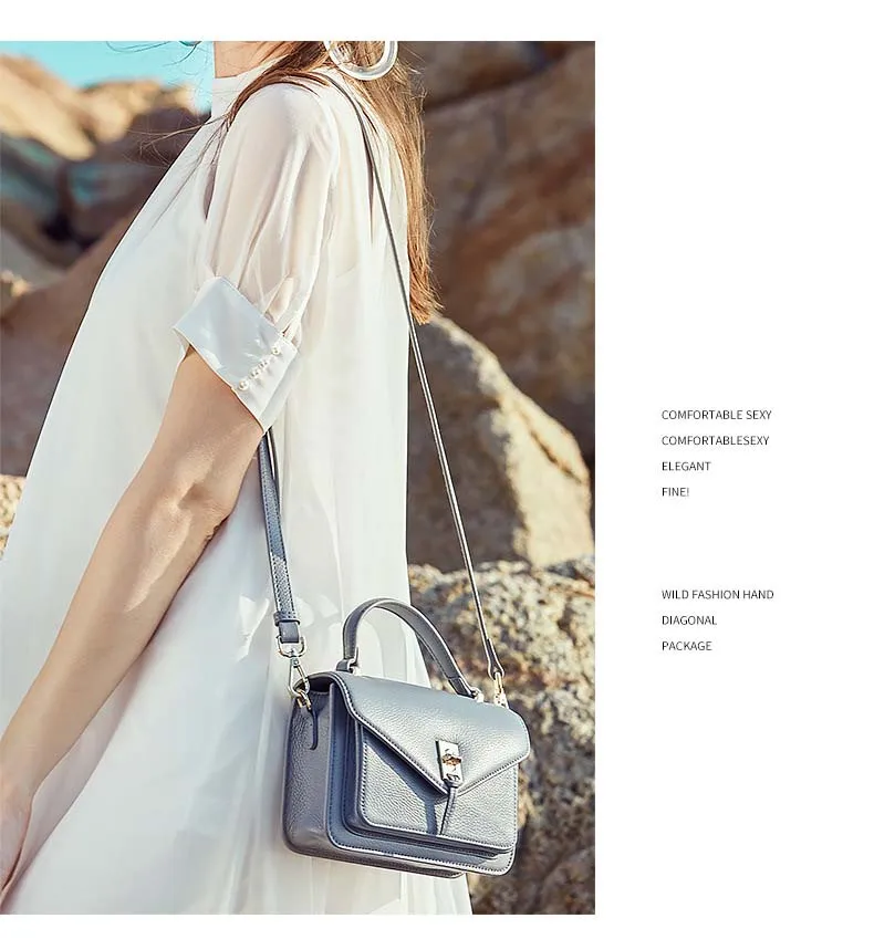 ALNEED Designer Bags Famous Brand Women Bags Genuine Leather Small Crossbody Bags Ladies Shoulder Clutch Fashion Flap Purse