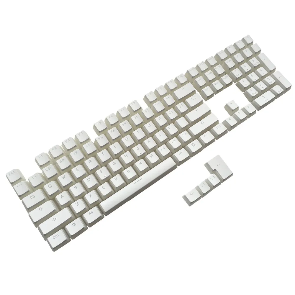 PBT пудинг колпачки Doubleshot с подсветкой Cherry MX ключ набор ANSI ISO OEM для 60%/87TKL/104/108 MX Настенные переключатели механическая клавиатура