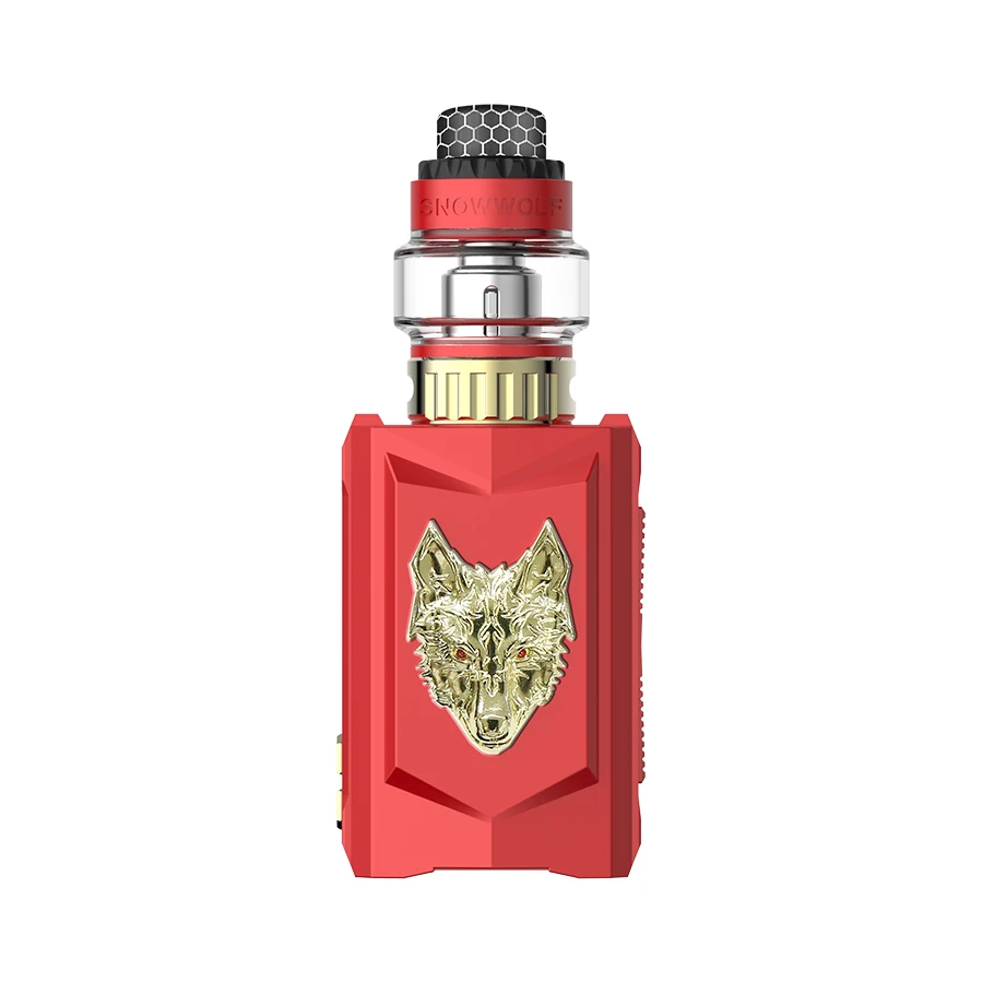 Gold red Набор для электронных сигарет sigelei snowwolf e MFENG, встроенный аккумулятор 2000 Ahm - Цвет: Gold red