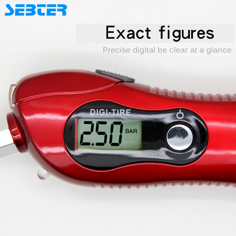 SEBTER Car Tire Pressure Emergency Hammer Multifunction Window Breaker Knife Cutter Clamp Tool LED Warning Light | Автомобили и