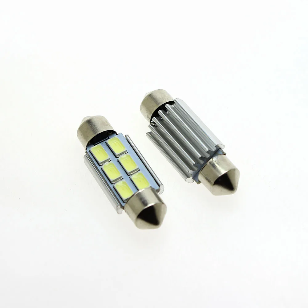 2 шт. светодиодные лампы 31 мм 36 39 41 12 В постоянного тока 3157 3022 6 SMD 5730|bulb rgb|bulb wholesalelight