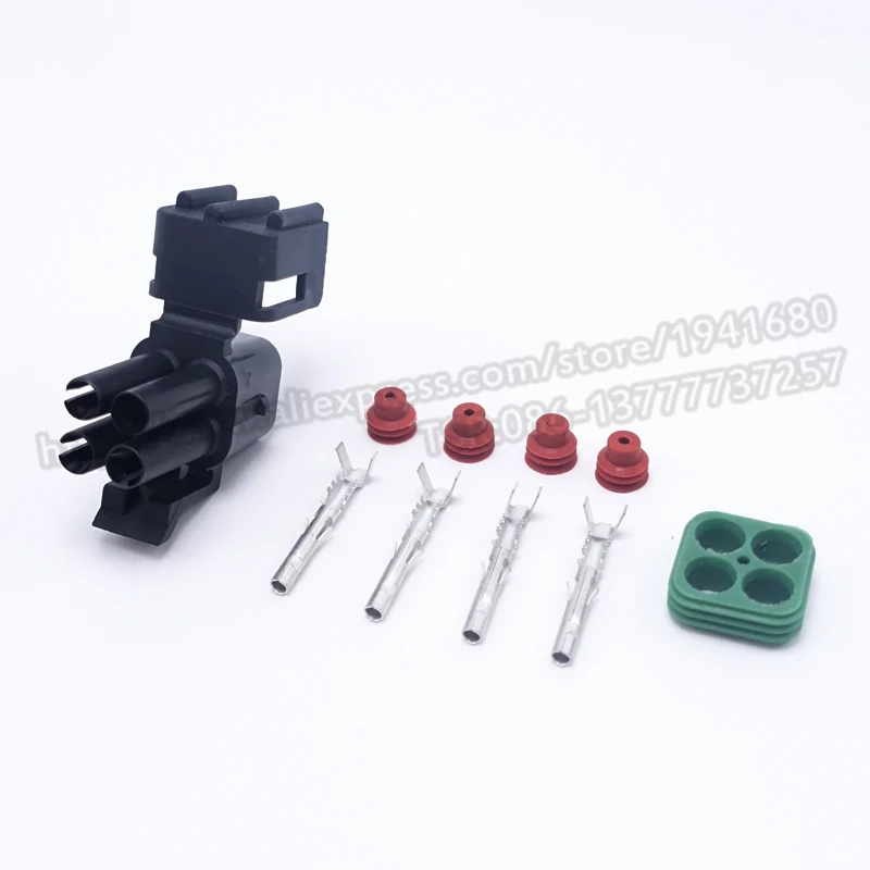 Weatherpack стиль 2 5 серия 4 позиции автоматический разъем Штекерный для электрических