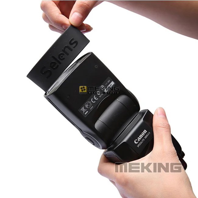 Selens se-cg20 Красочные флэш гель фильтр для DSLR Камера Godox nissin Speedlight Strobist Фото