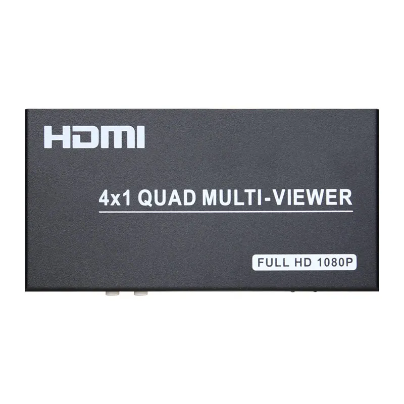 4x1 HDML Quad Multi-viewer HQMV4 сплиттер бесшовный переключатель с ИК-управлением для