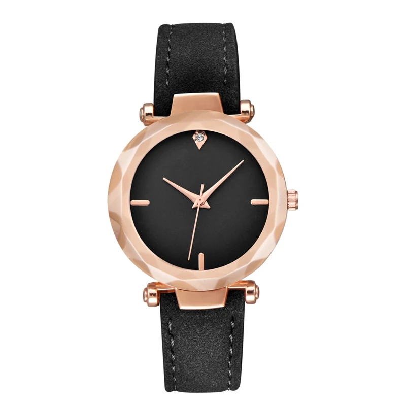 

Women's Watch Fashion Pin Buckle Elegant All Match Watch Accessory Leather WristWatches Women Dress Ladies Quartz Clock 0995