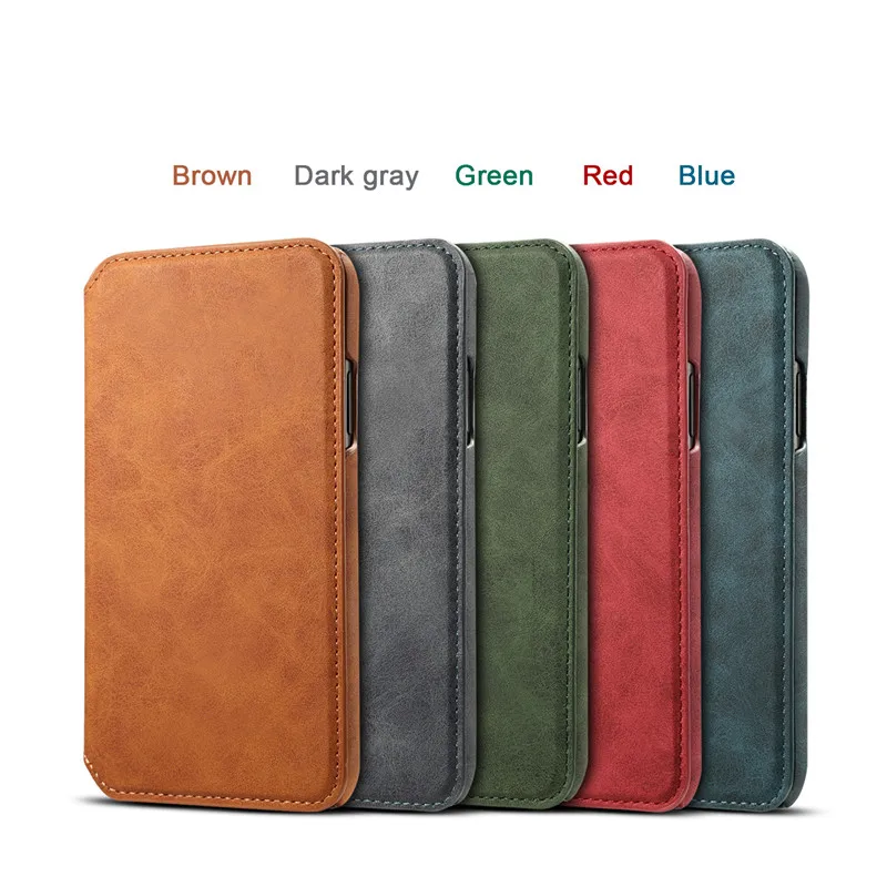 

NeWisdom for iPhone 7/8 plus t Cases iPhone X case Leather Folio Walle Apple iPhoneX Card Slot flip case iphone xs max cover