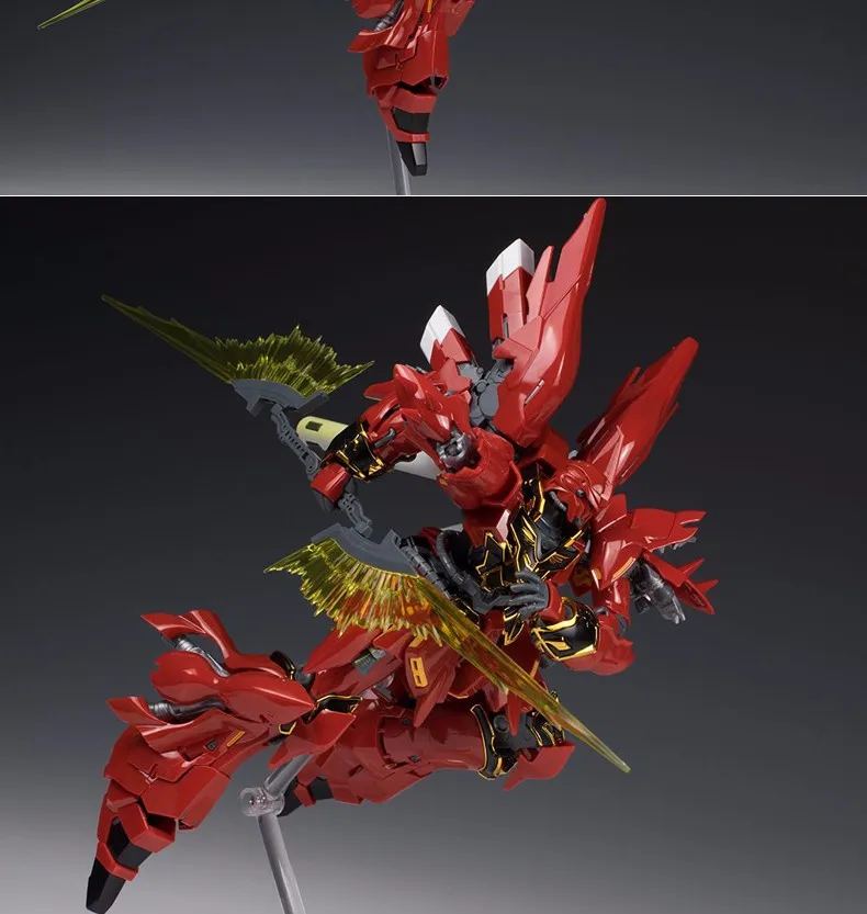 Bandai подлинный RG 1/144 аниме HG MSN-06S Sinanju Gundam Модель Собранный робот фигурка gunpla горячие детские игрушки Рождественский подарок