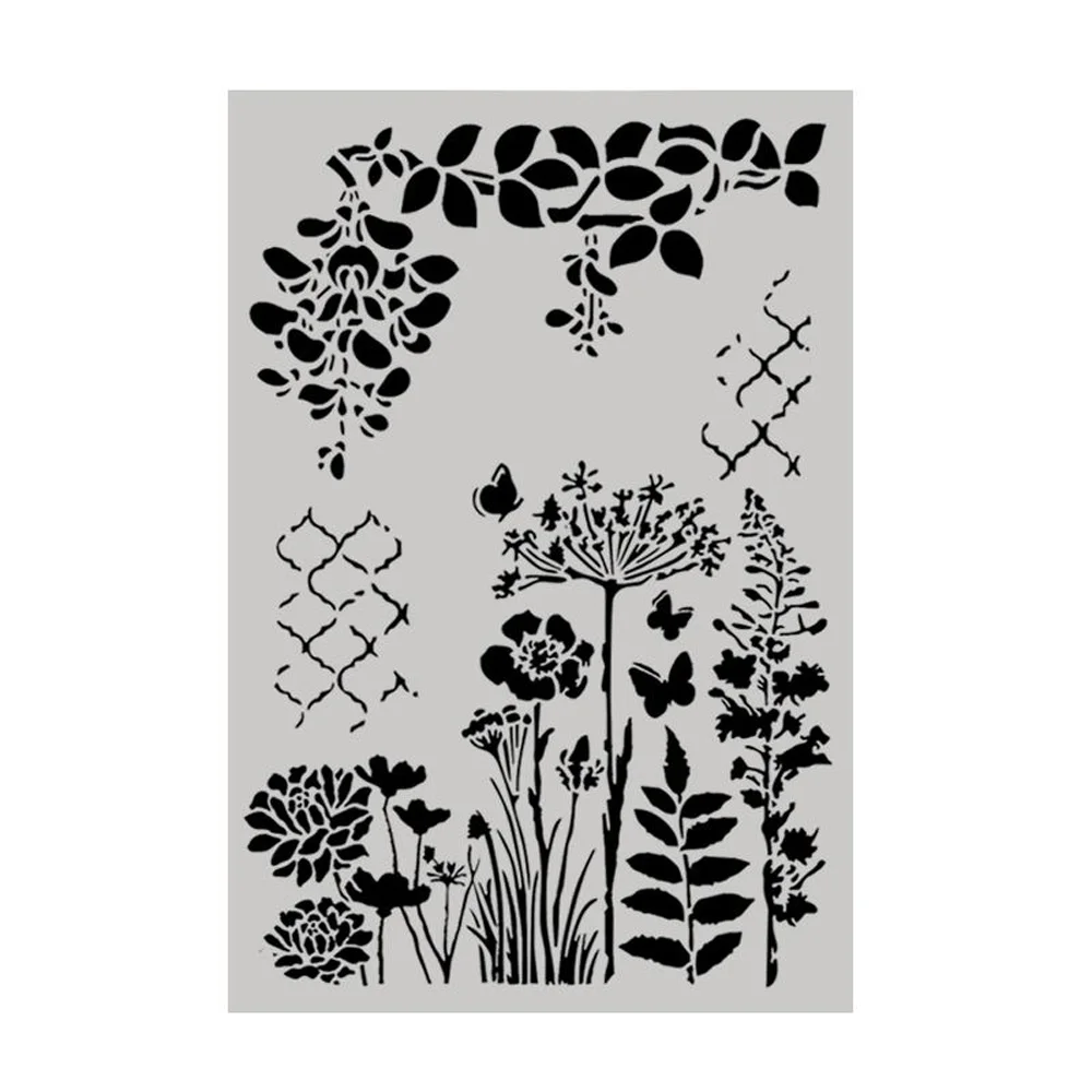 1 шт. трафареты для раскрашивания стен цветами штамп скрапбукинга декор альбома