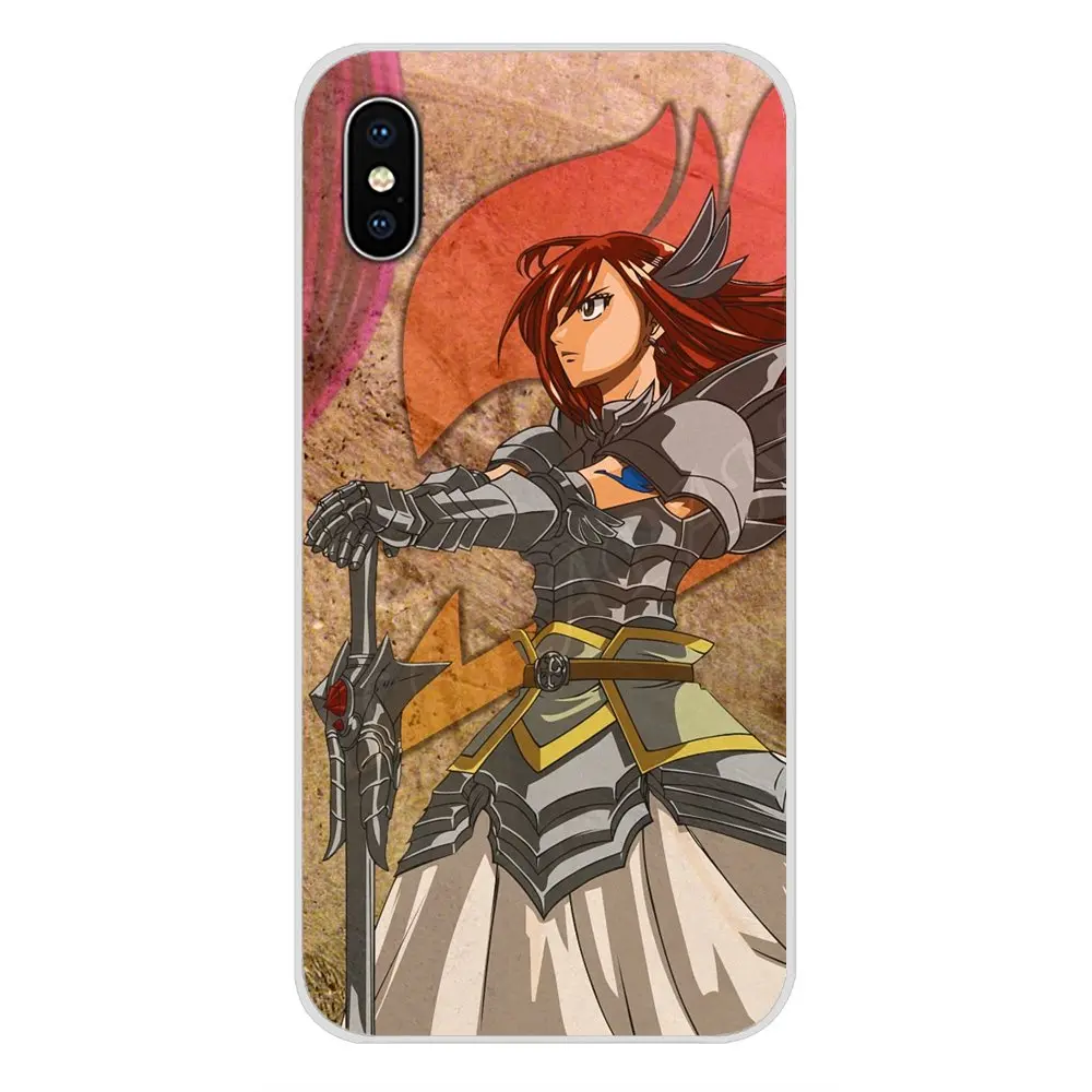 Прозрачный чехол из ТПУ для Xiaomi Redmi 4A S2 Note 3 3S 4 4X5 Plus 6 7 6A Pro Pocophone F1 Hot Anime Manga Fairy Tail Logo |