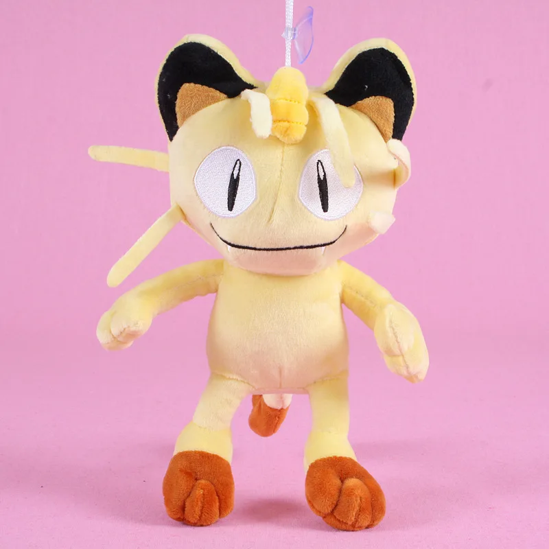 Meowth 25cm Рождественский подарок Аниме Пикачу чармандер Бульбазавр белка эльф плюшевые мягкие куклы прекрасная коллекция детские игрушки - Цвет: Meowth 25cm