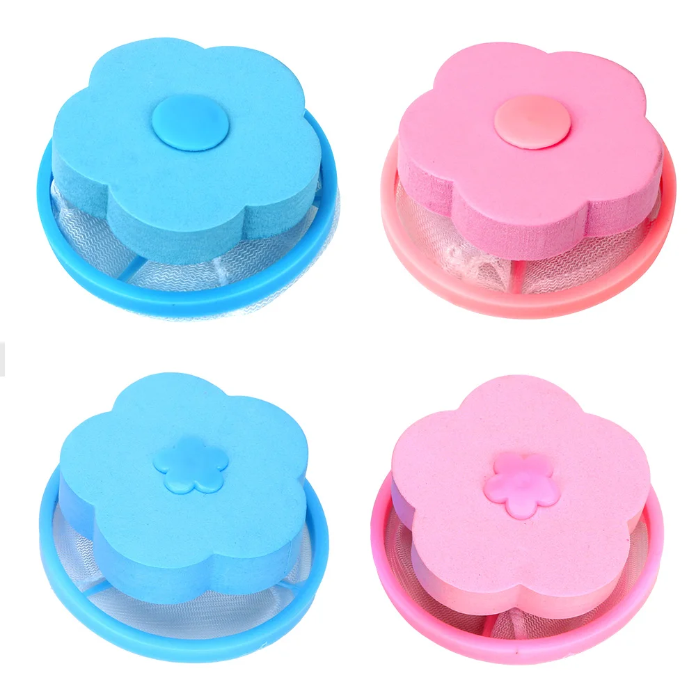 Clothes Hair Removal Catcher Filter Mesh Pouch Cleaning Ball Bag Dirty Fiber Collector Washing Machine Laundry Discs | Дом и сад