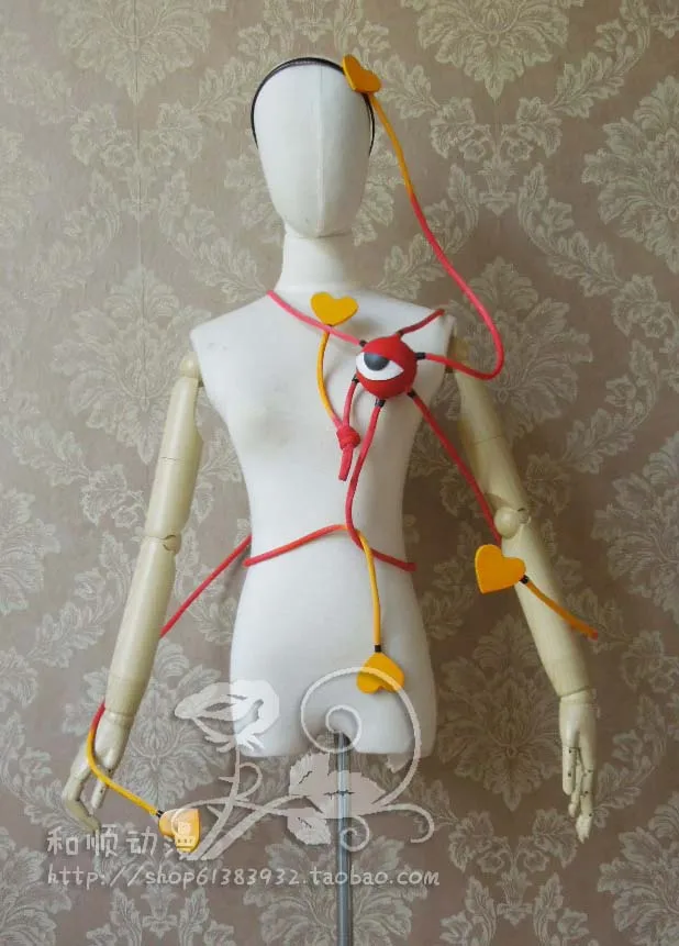 Touhou Project Komeiji Satori cosplay costume+eye props 11 | Cosplay Costumes