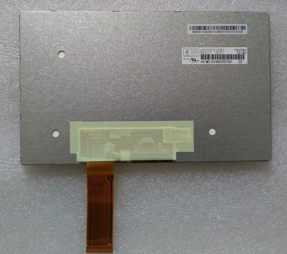 Hanstar HSD080FIW1 HSD070IFW1 7 '8 дюймов 1024 600 Автомагнитола Carpcpanels CLAA080NA12CW 40Pin универсальный для автомагнитолы