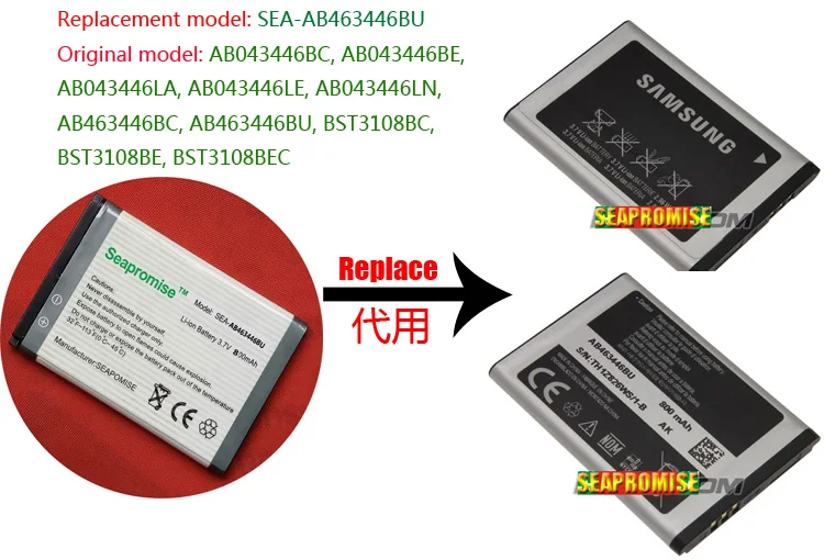 Аккумулятор AB463446BU для samsung аккумулятор GT E1360 1 2 5 |battery ab463446bu|ab463446bu batterybattery for |