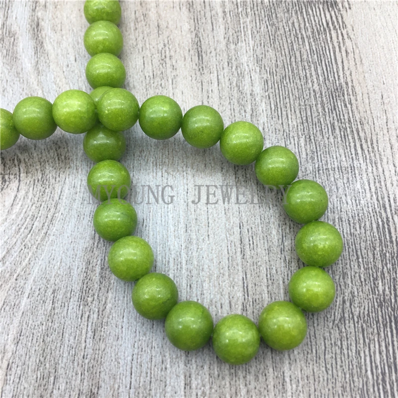 

Light Green Malaysian Jades bead,Nature Stone round Smooth beads 15" Strand 8 10MM Pick Size For Jewelry Making MY1417