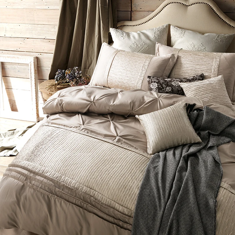 Роскошный шелковый Комплект постельного белья ivроза из 4/6 предметов комплект