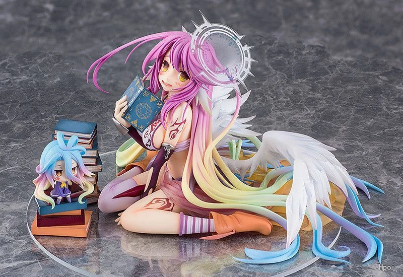 Аниме Нет игры нет жизни Jibril Angel Ver. 1/7 Масштаб Окрашенные ПВХ фигурку