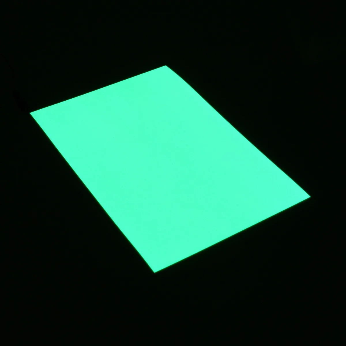 Lemon Green A4 EL Панель электролюминесцентный можно резать Бумага неоновые лист инвертора привода 12V для дома и автомобиля магазин вечерние игрушки - Испускаемый цвет: Lemon Green
