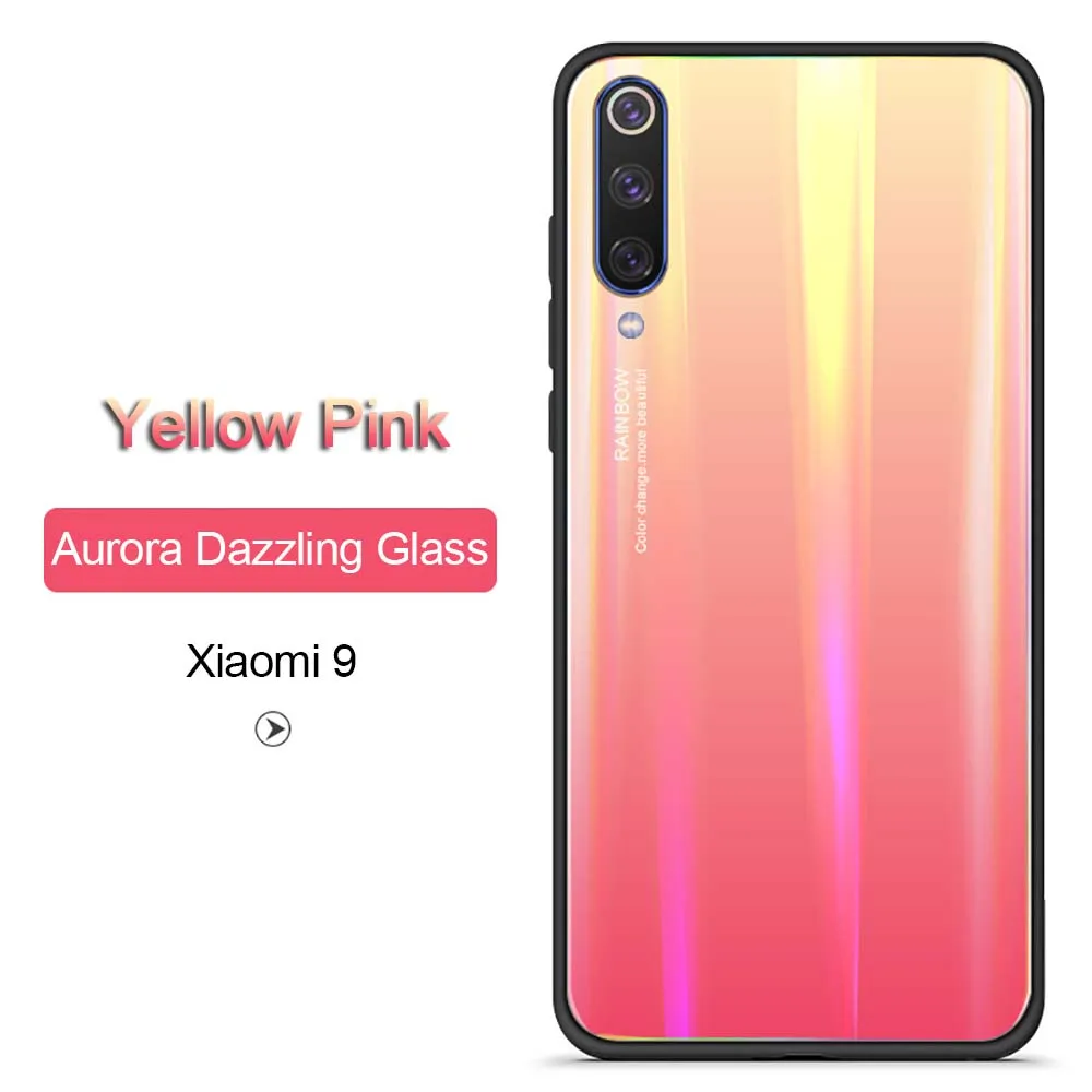 xiaomi mi 9 se чехол Лазерный закаленное Стекло для телефона для Xiaomi 8 9 6X с уклоном, разноцветные, Крышка корпуса для huawei Mate20 li