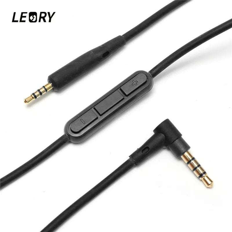 Аудиокабель LEORY провод с микрофоном для BOSE QuietComfort QC 25 сменные Аудиокабели