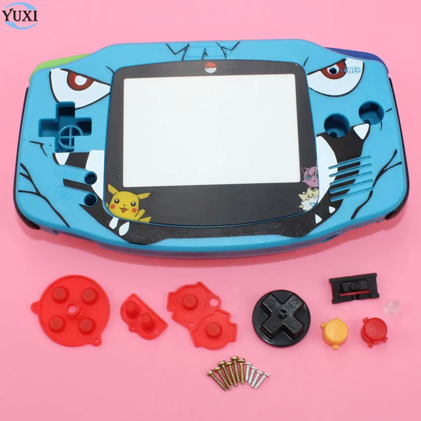 YuXi запасная часть пластиковый корпус чехол + объектив экрана кнопки для Nintendo Gameboy