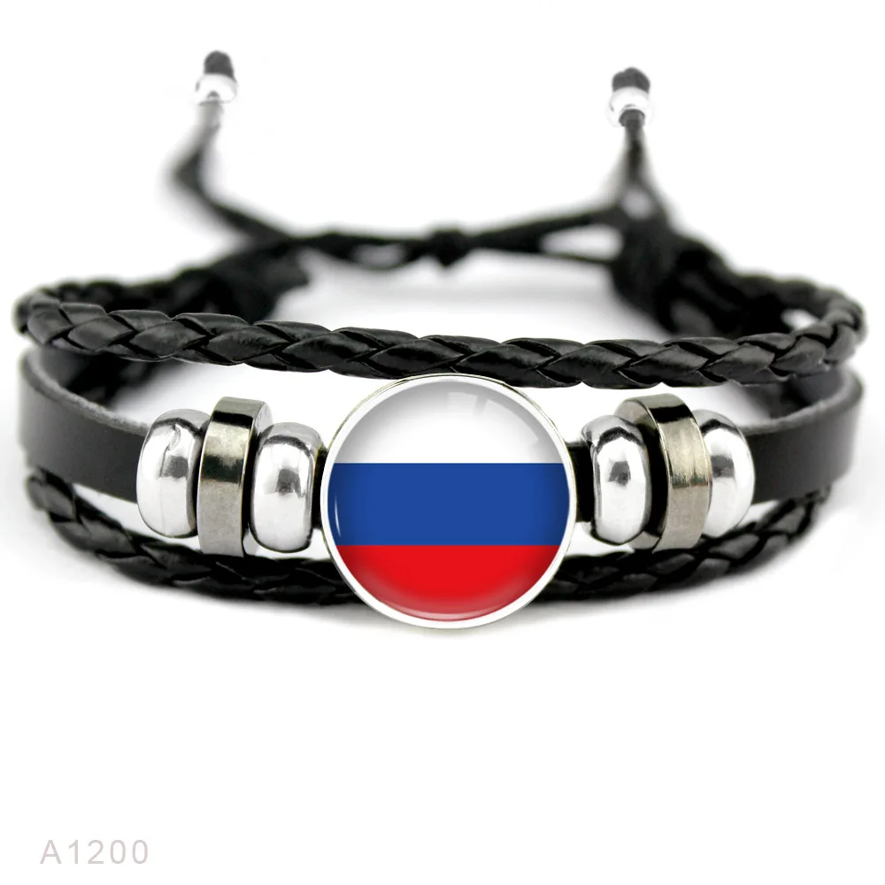 Браслет для мужчин и женщин Англия Италия Мексика Испания Куба Россия Белиз