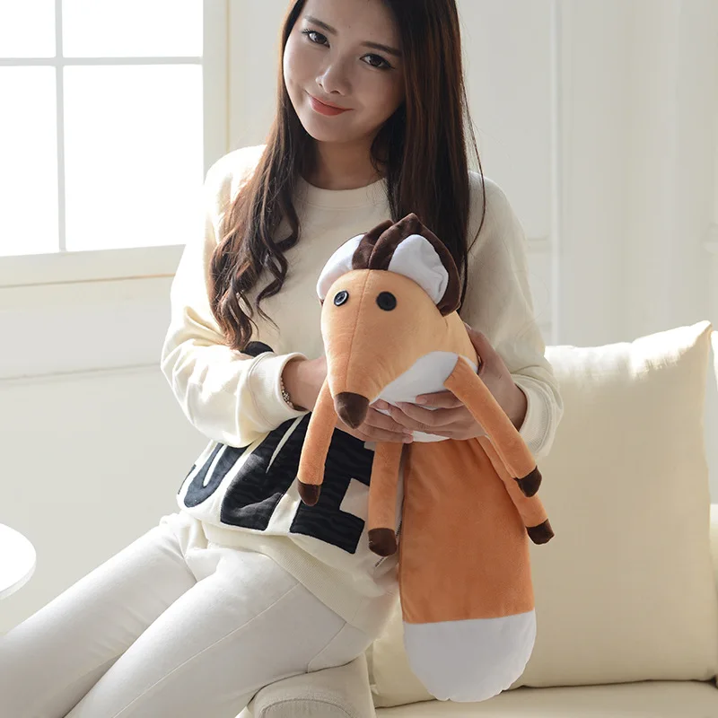 1 шт. 80 см плюшевые куклы лиса мультфильм мягкие животные обучающие игрушки для