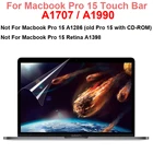 10 шт. Матовая Антибликовая Защита экрана для macbook Pro 15 Touch Bar A1707 A1990 Защитная пленка для экрана macbookpro Touchbar 15,4 дюймов