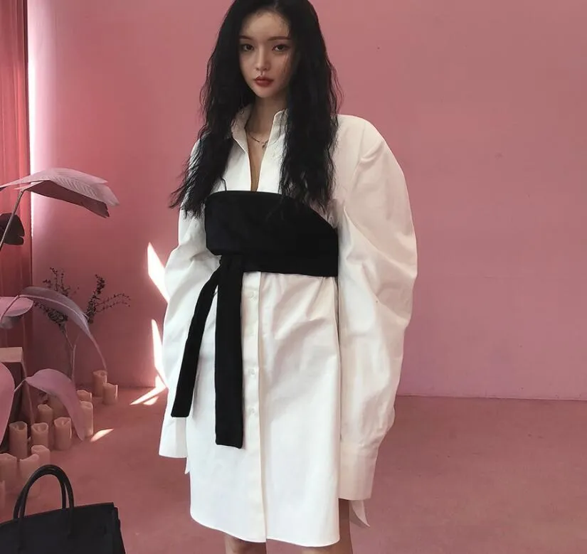 WHITNEY WANG 2019 весенне-осенняя модная уличная одежда в Корейском стиле Лоскутная