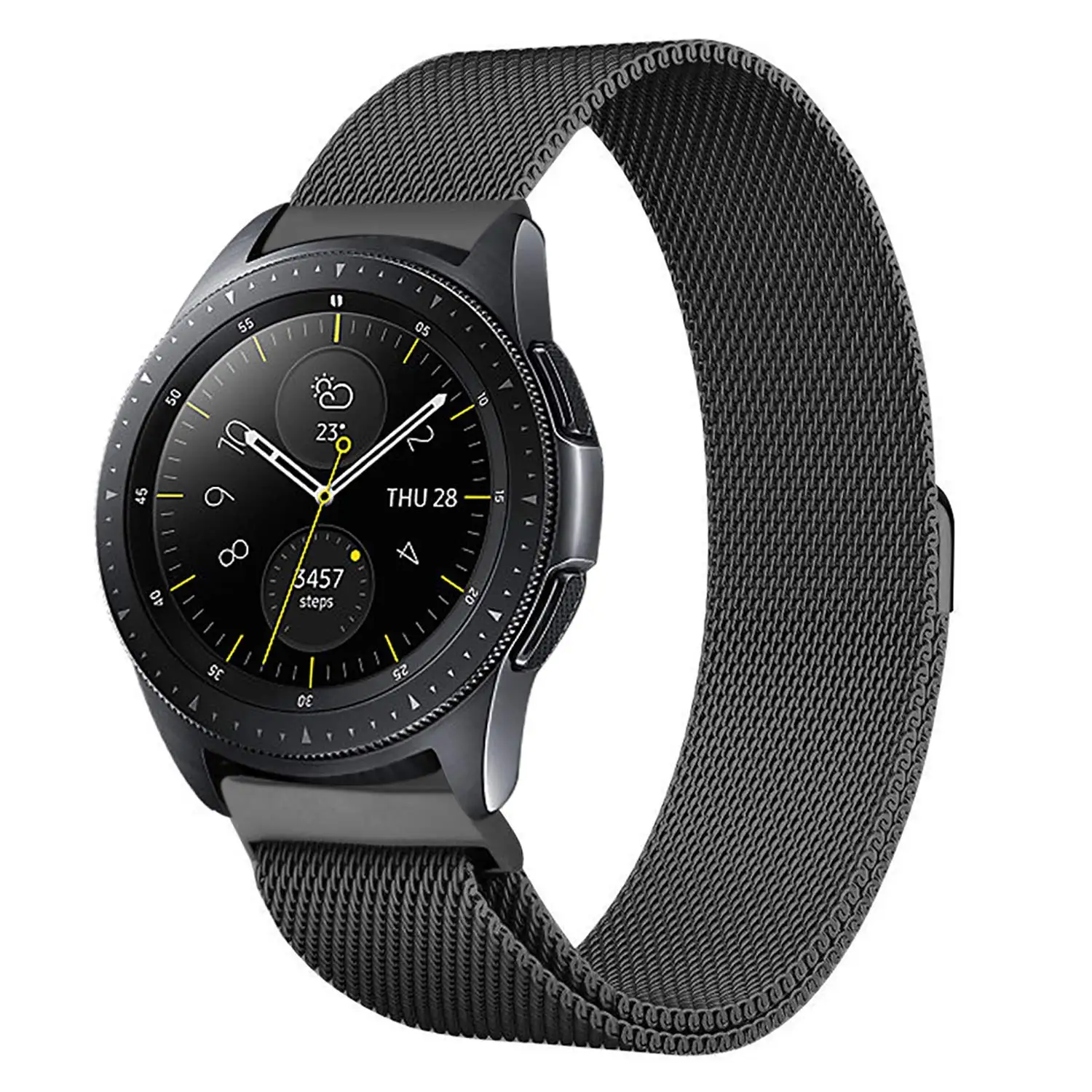 Galaxy Watch 42 мм ремешок, 20 мм Миланская Петля из нержавеющей стали ремешок полосы для samsung Galaxy 42 мм 46 мм Шестерня S2 Спортивное стекло