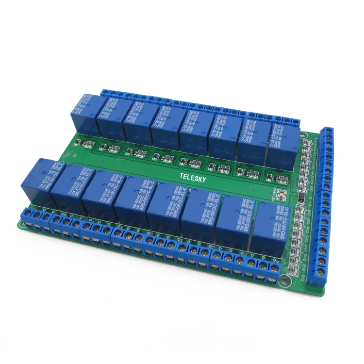 16 позиционный релейный модуль/низкоуровневый триггер/двойная печатная