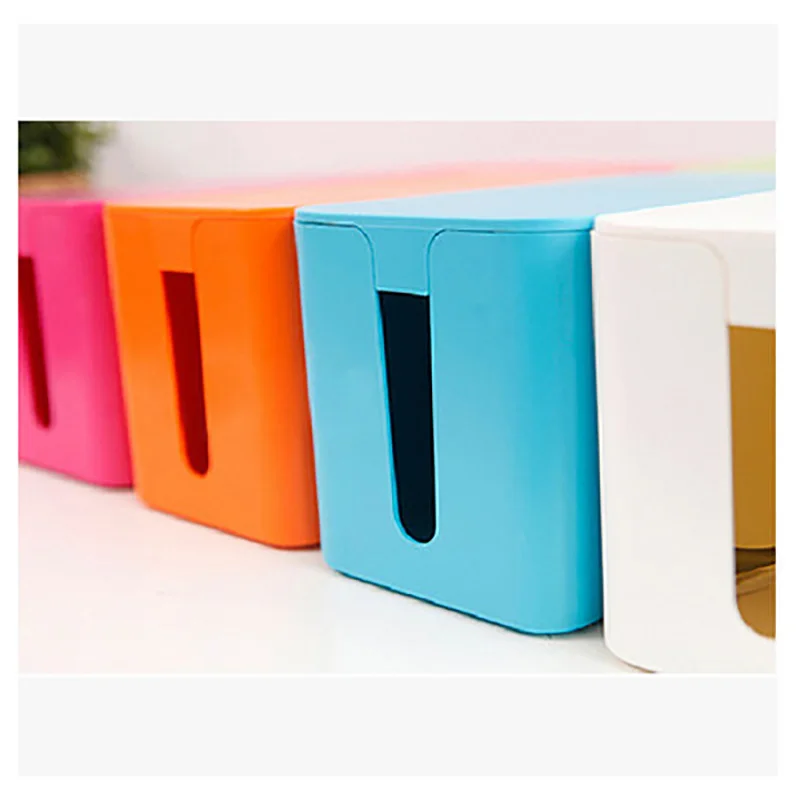 3 размера пластиковая коробка для хранения проводов кабельный менеджер