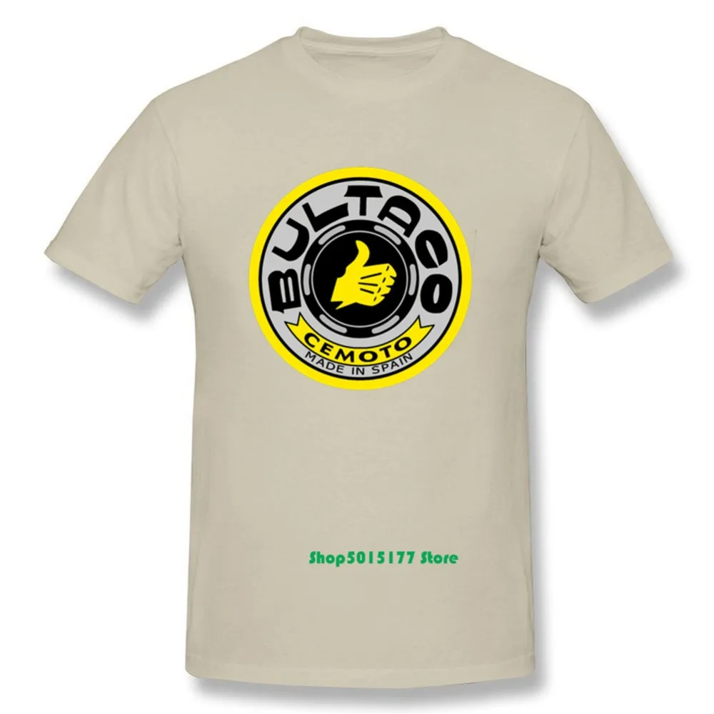Новый Ретро Bultaco Pursang футболка для мужчин 100% хлопок homme Spainish мотоцикл