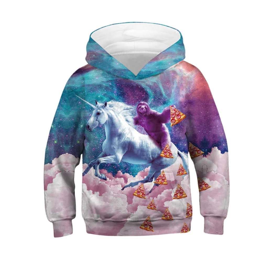 Одежда для маленьких девочек; свитер с объемным рисунком «Poleron Unicornio»; Moleton Infantil Roupa Infantil Menina; детские толстовки с капюшоном для мальчиков; толстовка с единорогом для малышей