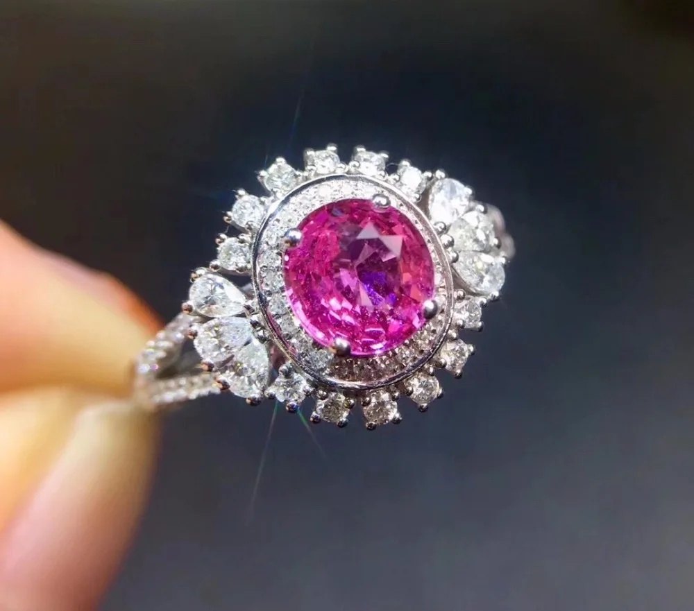 Ювелирные изделия из настоящего чистого 18-каратного белого золота 100%