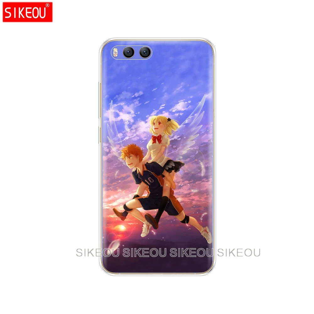 Силиконовый чехол для Xiaomi Mi 8 8SE A1 A2 5 5S 5X 6 Mi5 MI6 NOTE 3 MAX Mix 2 2S Haikyuu Hinata атака аниме