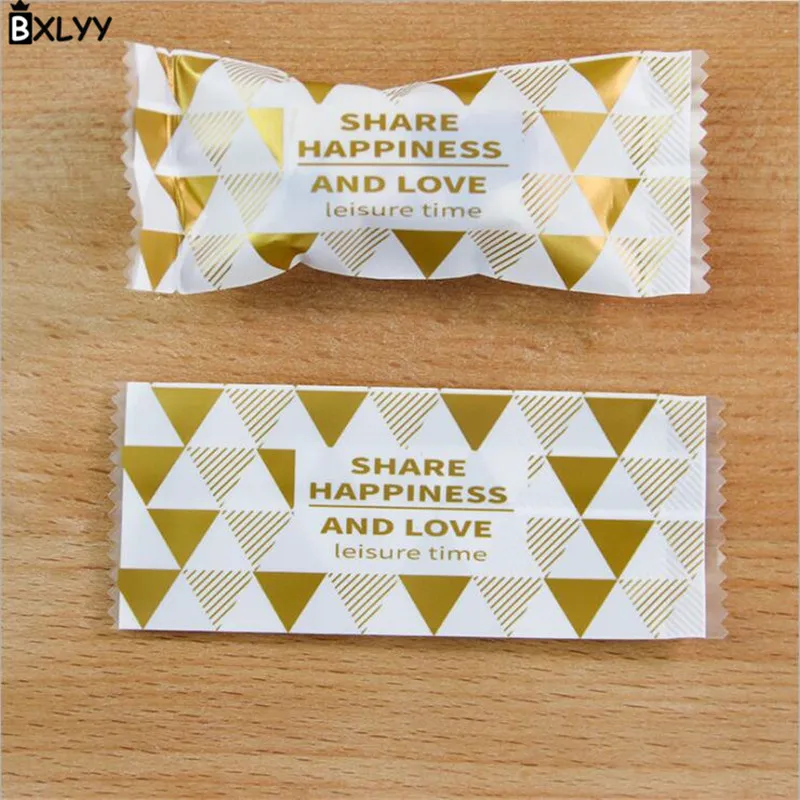 17 BXLYY горячий 100 pc Пластиковый нуга мешок печенье конфеты мешок выпечки аксессуары Кухонные Подарки на свадьбу, день рождения для гостей Baby Shower.7z - Цвет: 17