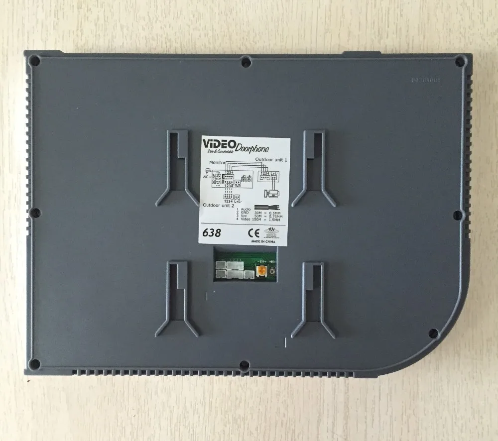 Водонепроницаемый видеодомофон 8 3 дюйма дверной звонок с поддержкой