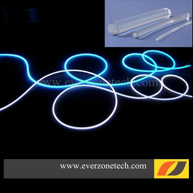 3mm Solid Core Side Glow Fiber Optic Light Cable for Interior Lighting Decoration