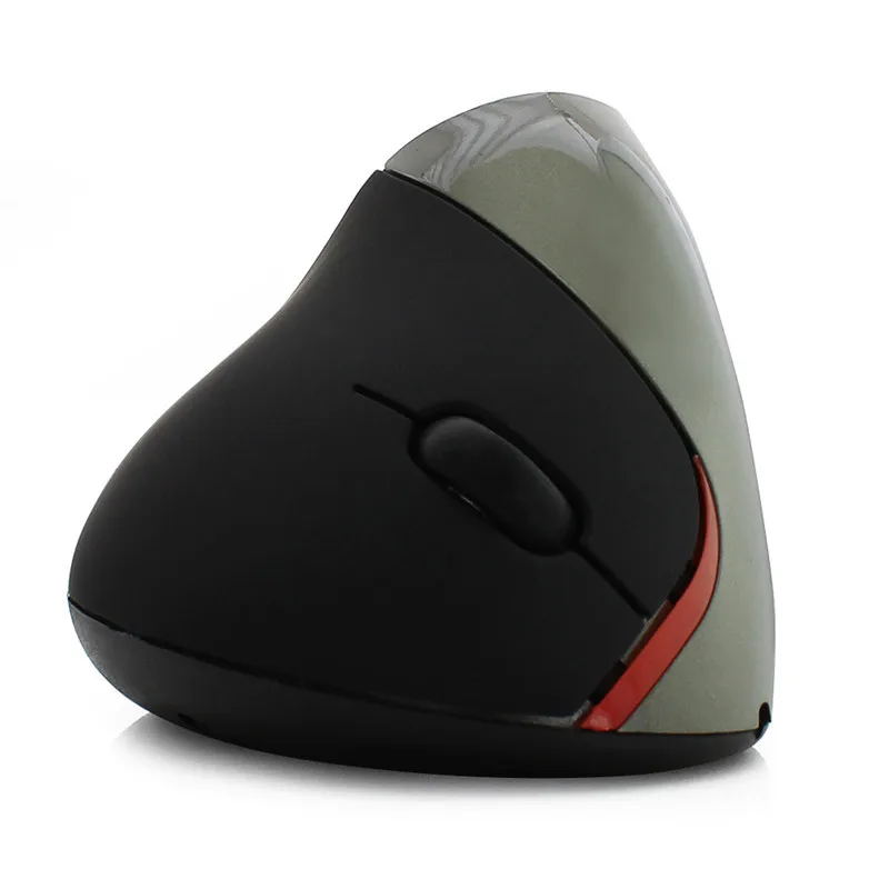 Only Gray Mouse CHYI 2,4 ГГц Беспроводная перезаряжаемая эргономичная Вертикальная мышь 1600 dpi USB оптическая игровая компьютерная мышь геймер с ковриком для мыши - Цвет: Only Gray Mouse