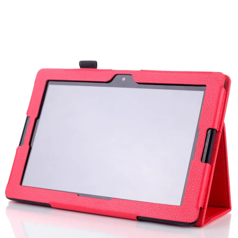 Модный чехол из искусственной кожи для Lenovo Idea Tab A10 70 A7600 A7600h A7600f Подставка