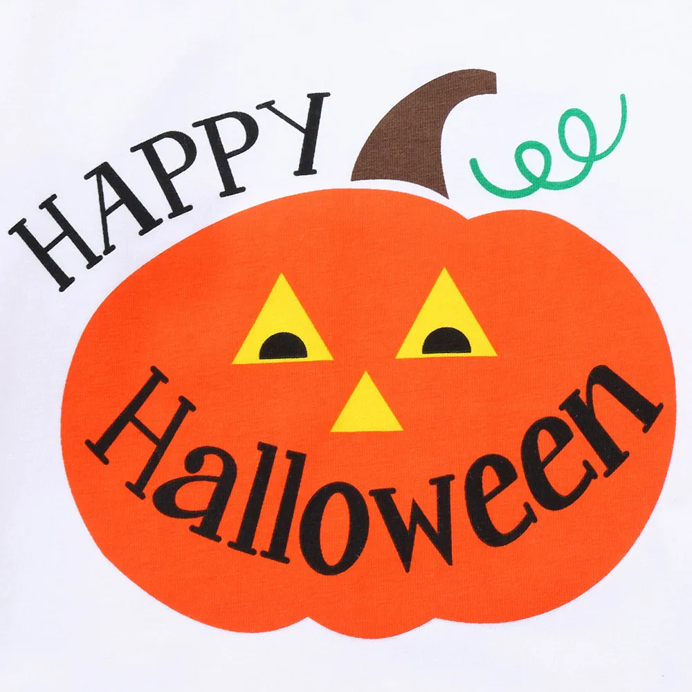 Одежда для маленьких мальчиков и девочек Детские Зимние Топы на Хэллоуин Топ с