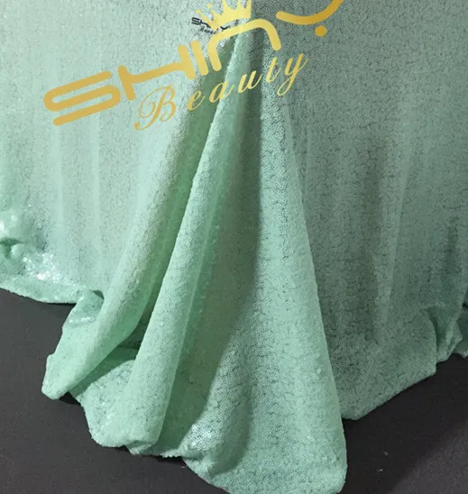 Мятная зеленая ткань с блестками 90 &quotx 156&quot блестящее шампанское Гламурная