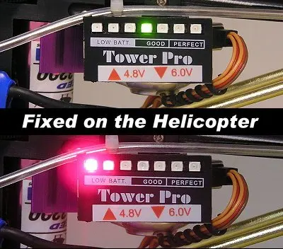 Tower pro Towrpro 7 уровень светодиодный аккумулятор приемника индикатор напряжения