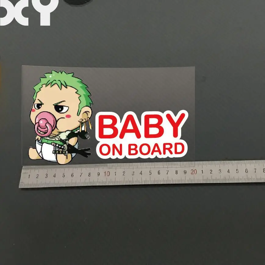 

Baby on Board Funny Cute Car Window Cartoon Stickers Decals 7.3" * 4.3" Automobiles Decals Drop Shipping